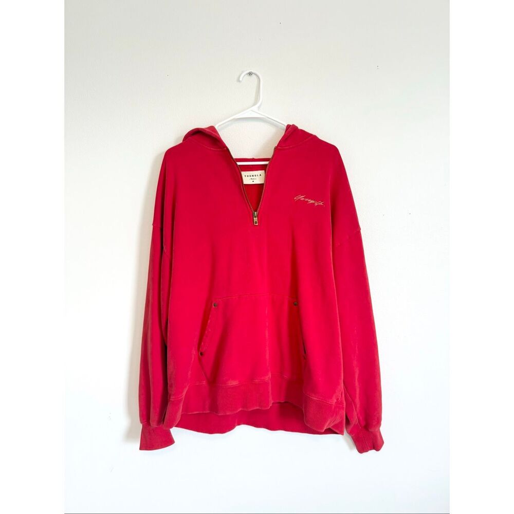 YoungLA 509 Rivet Quarter Zip Hoodie